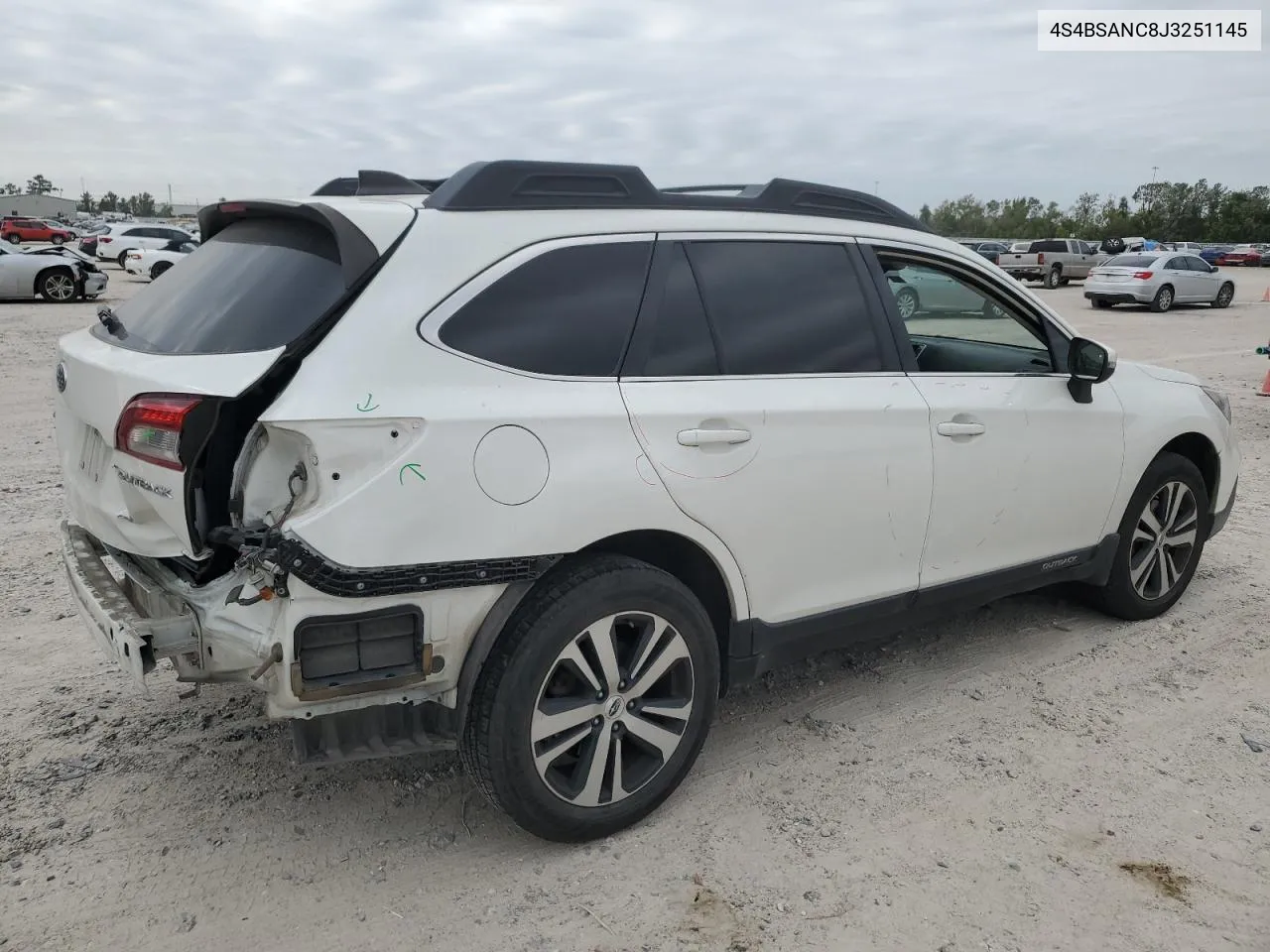 2018 Subaru Outback 2.5I Limited VIN: 4S4BSANC8J3251145 Lot: 76134124