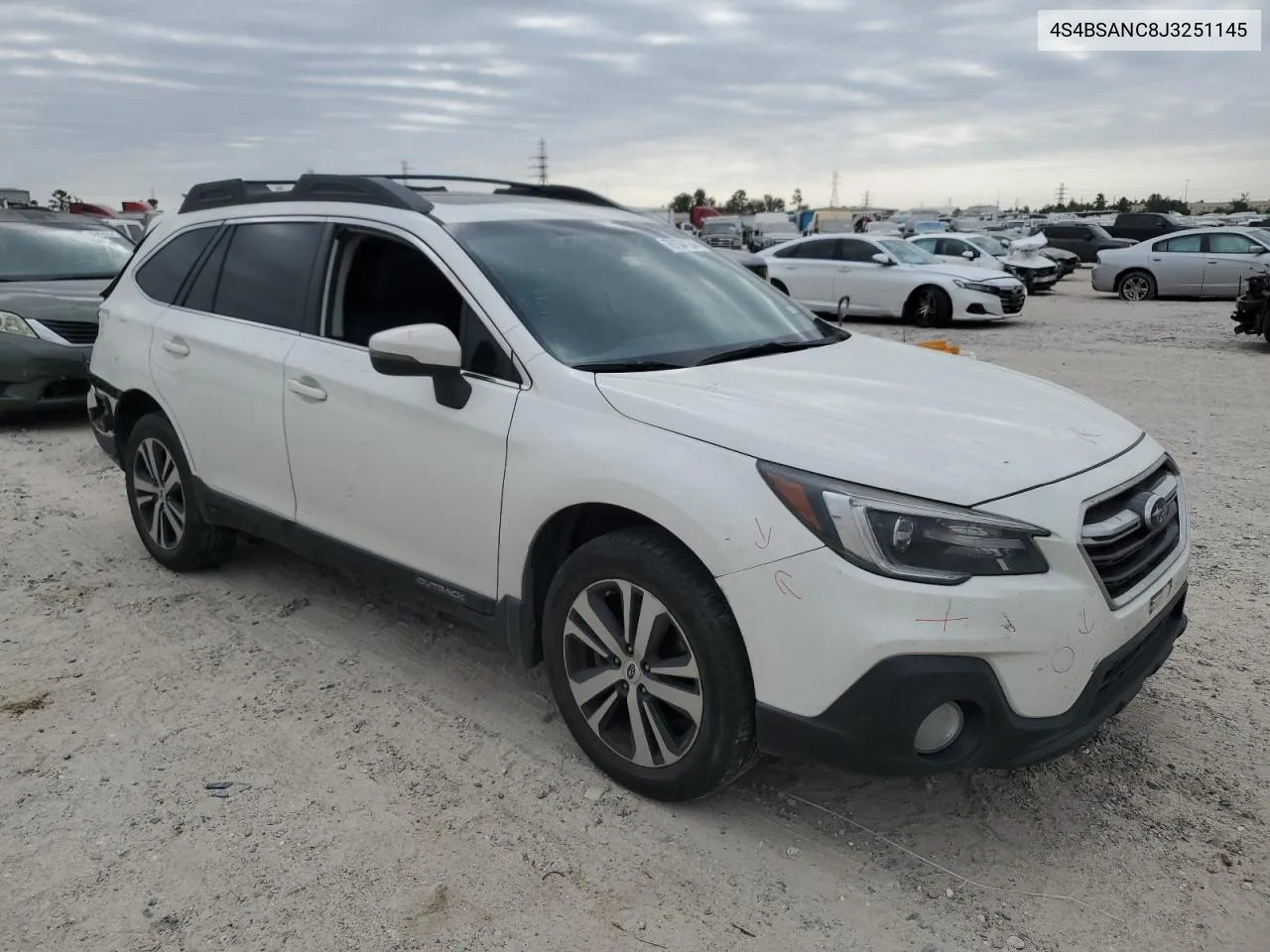 2018 Subaru Outback 2.5I Limited VIN: 4S4BSANC8J3251145 Lot: 76134124