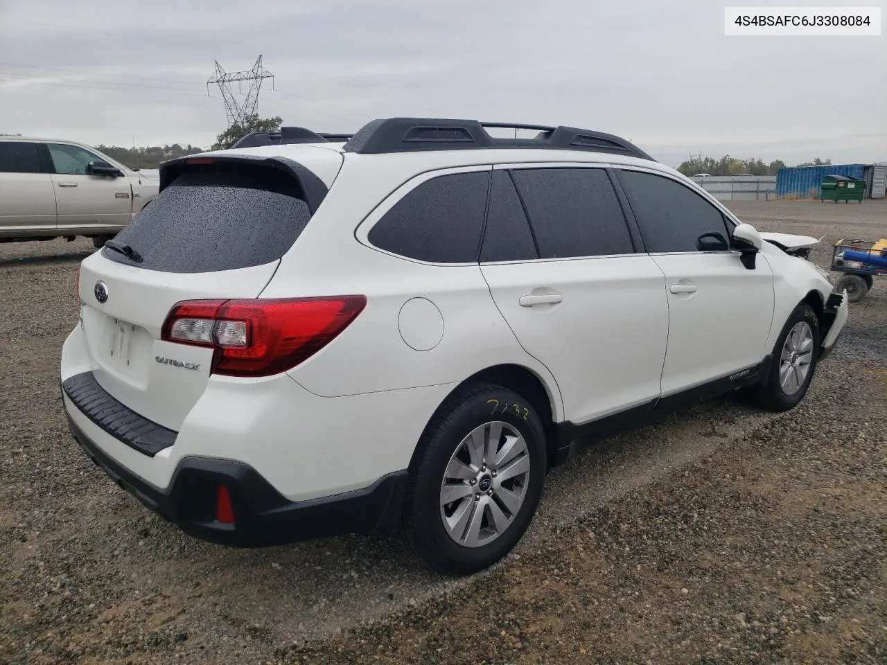 2018 Subaru Outback 2.5I Premium VIN: 4S4BSAFC6J3308084 Lot: 76138844