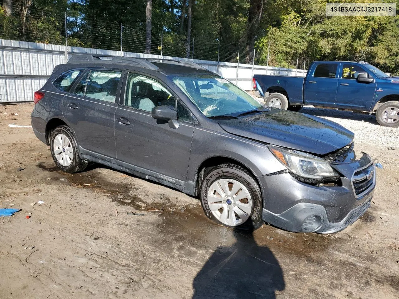 2018 Subaru Outback 2.5I VIN: 4S4BSAAC4J3217418 Lot: 76361774