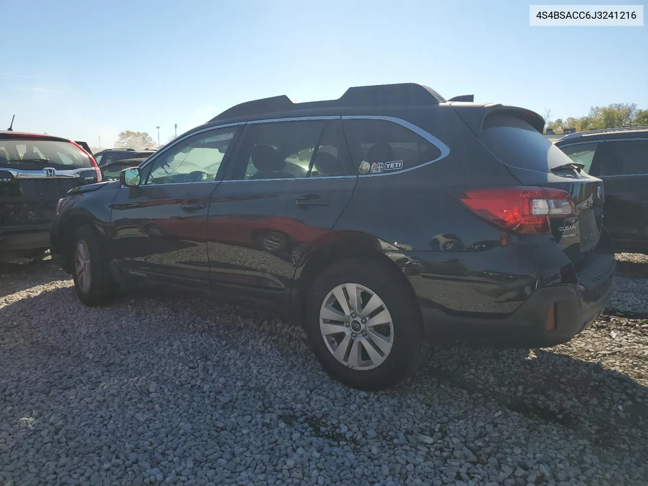 2018 Subaru Outback 2.5I Premium VIN: 4S4BSACC6J3241216 Lot: 76718044