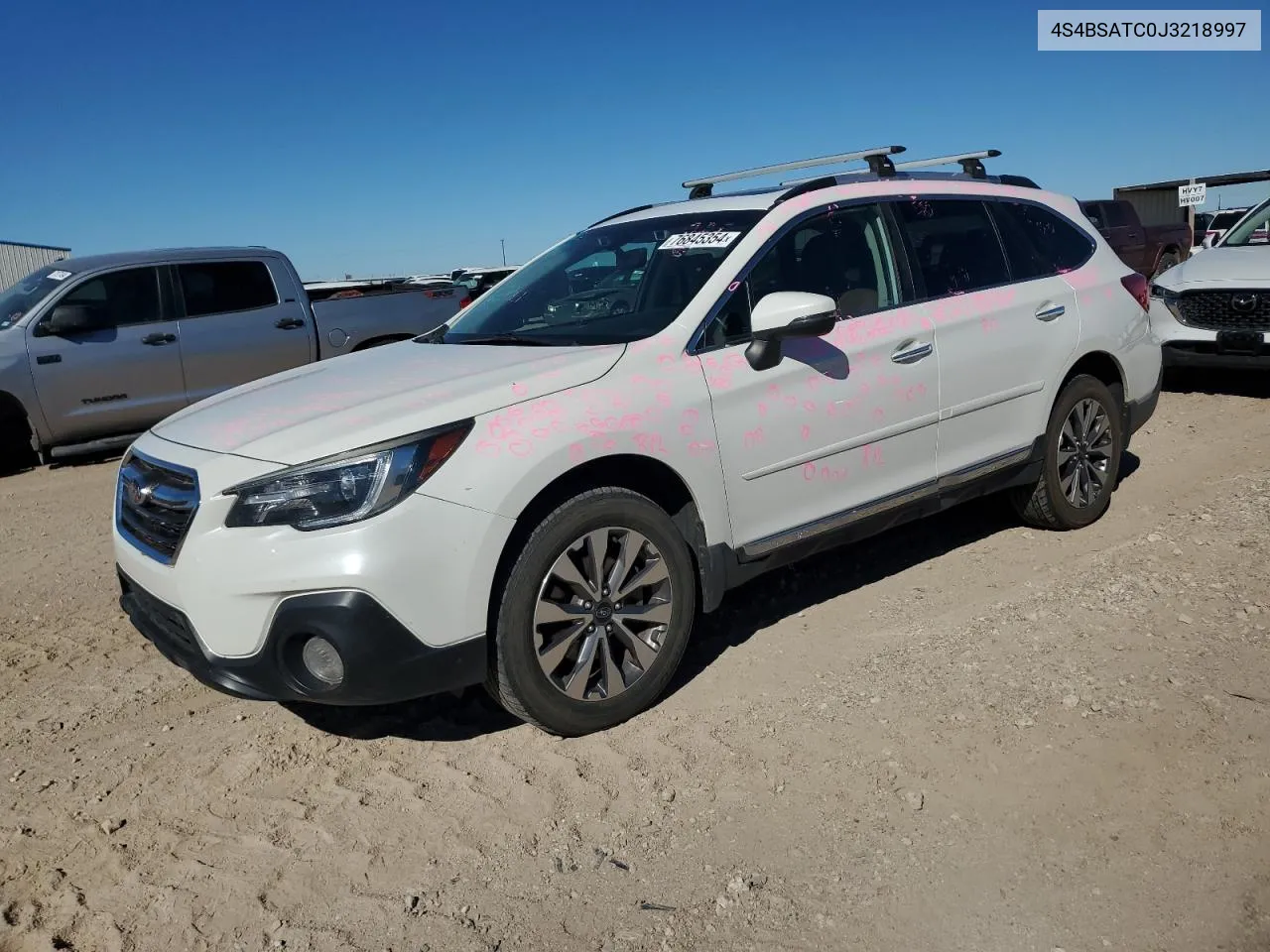 2018 Subaru Outback Touring VIN: 4S4BSATC0J3218997 Lot: 76845354