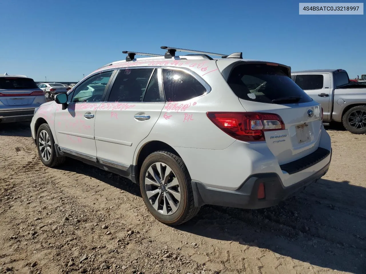 2018 Subaru Outback Touring VIN: 4S4BSATC0J3218997 Lot: 76845354