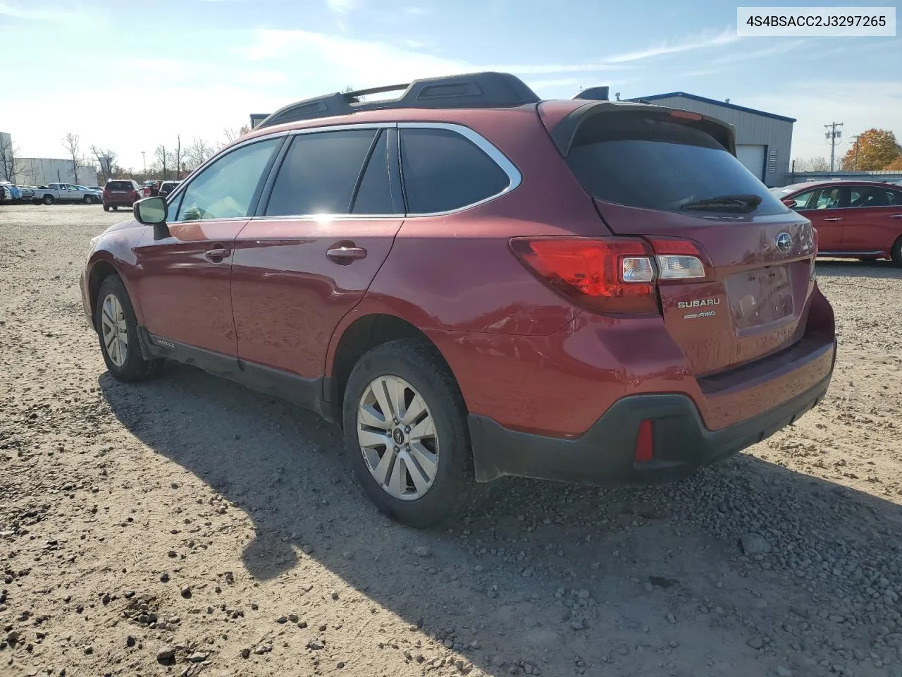 2018 Subaru Outback 2.5I Premium VIN: 4S4BSACC2J3297265 Lot: 77574714