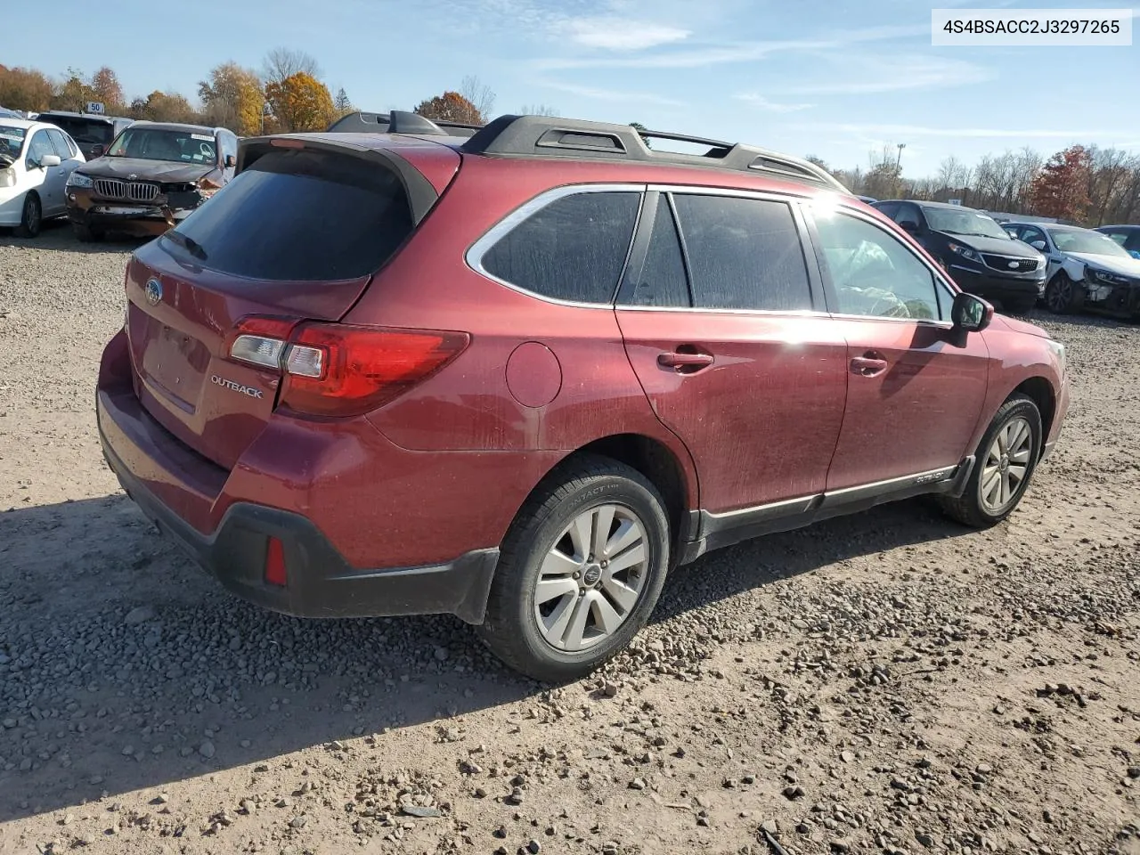 2018 Subaru Outback 2.5I Premium VIN: 4S4BSACC2J3297265 Lot: 77574714