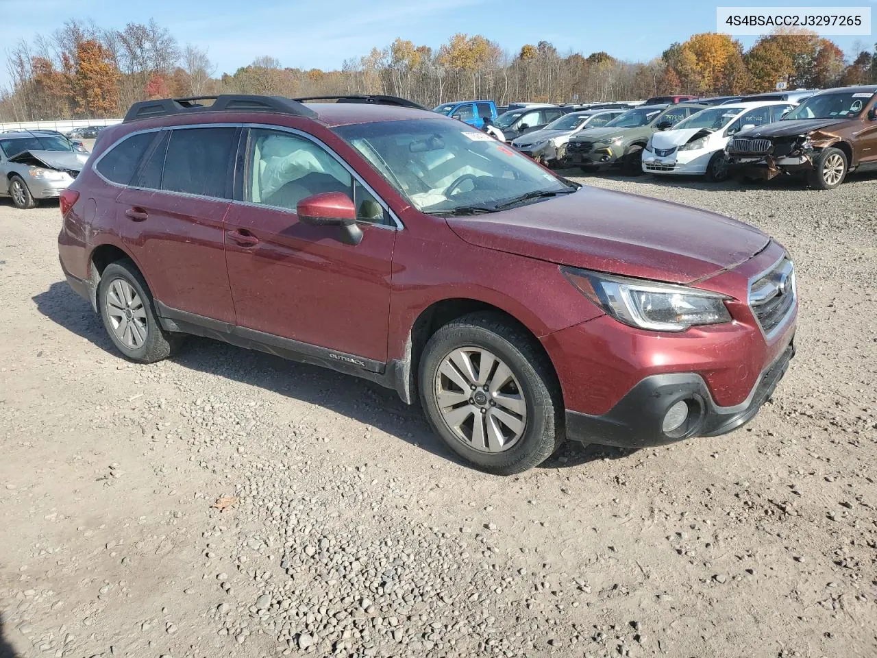 2018 Subaru Outback 2.5I Premium VIN: 4S4BSACC2J3297265 Lot: 77574714