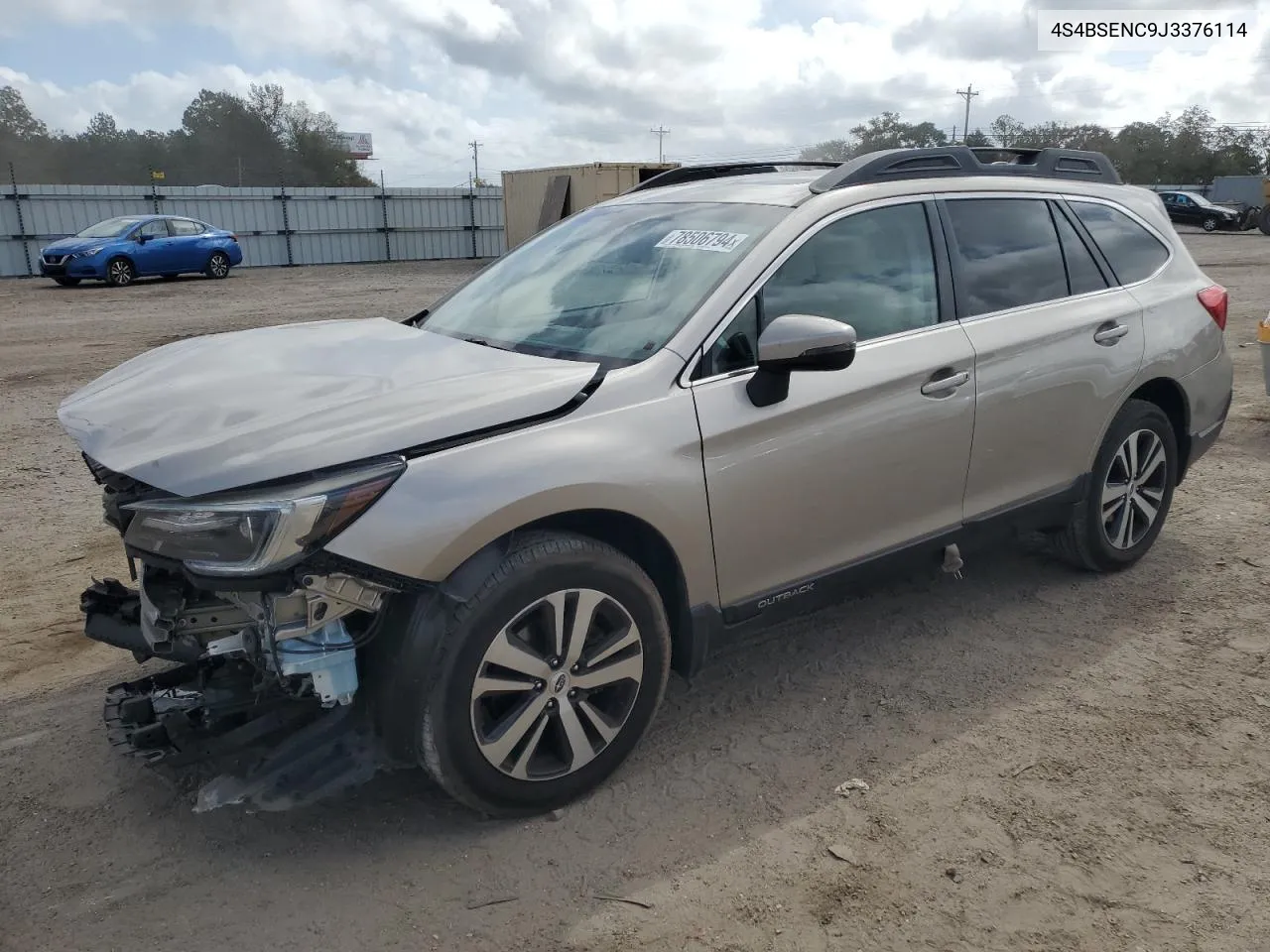 2018 Subaru Outback 3.6R Limited VIN: 4S4BSENC9J3376114 Lot: 78506794