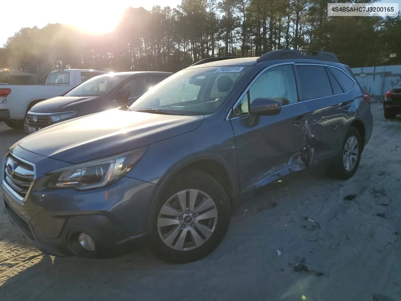 2018 Subaru Outback 2.5I Premium VIN: 4S4BSAHC7J3200165 Lot: 79083314