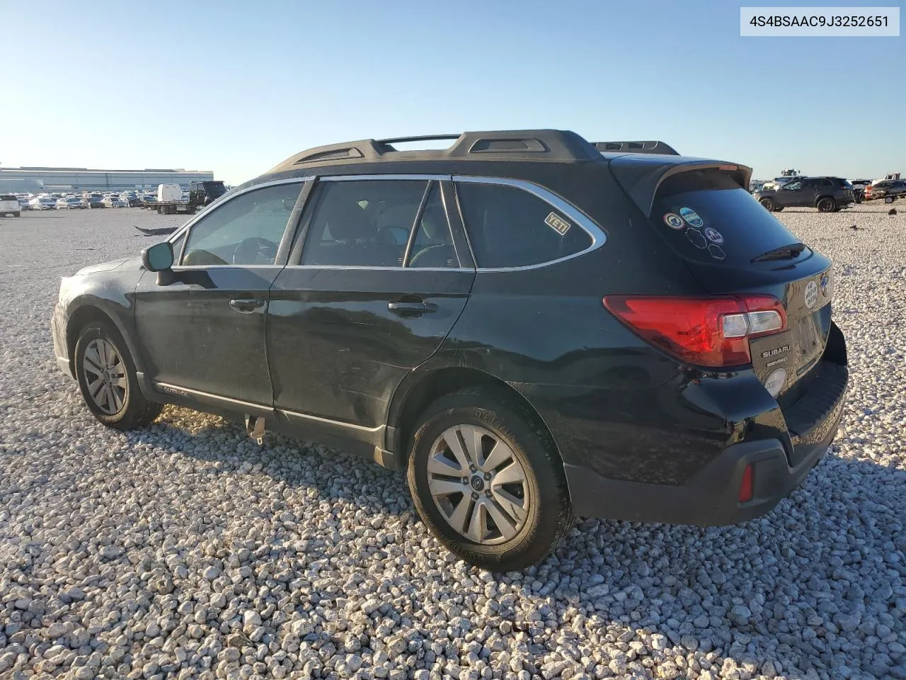 2018 Subaru Outback 2.5I VIN: 4S4BSAAC9J3252651 Lot: 79191284