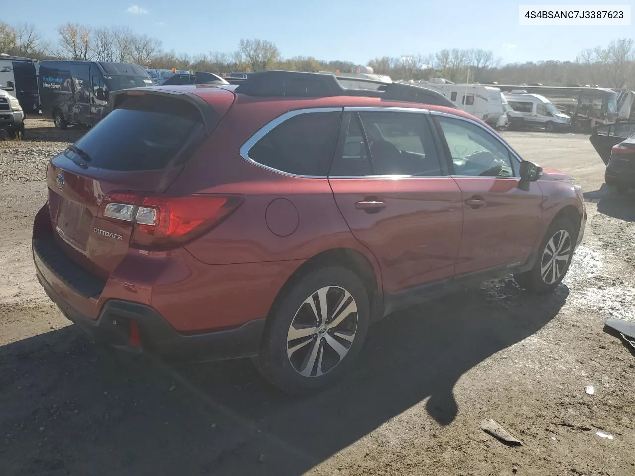 2018 Subaru Outback 2.5I Limited VIN: 4S4BSANC7J3387623 Lot: 79617294