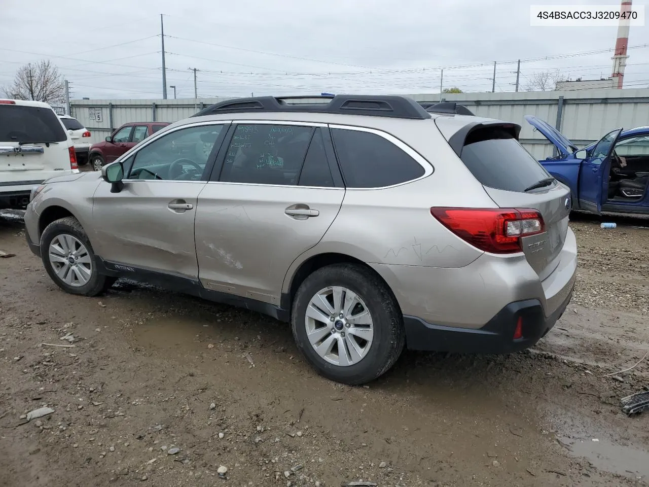 2018 Subaru Outback 2.5I Premium VIN: 4S4BSACC3J3209470 Lot: 79733664