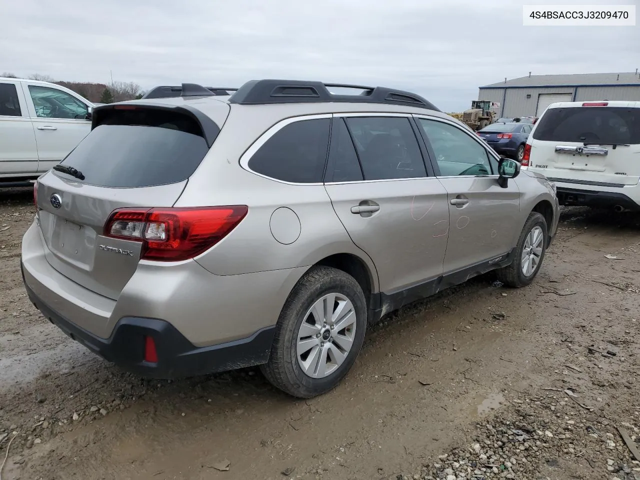 2018 Subaru Outback 2.5I Premium VIN: 4S4BSACC3J3209470 Lot: 79733664