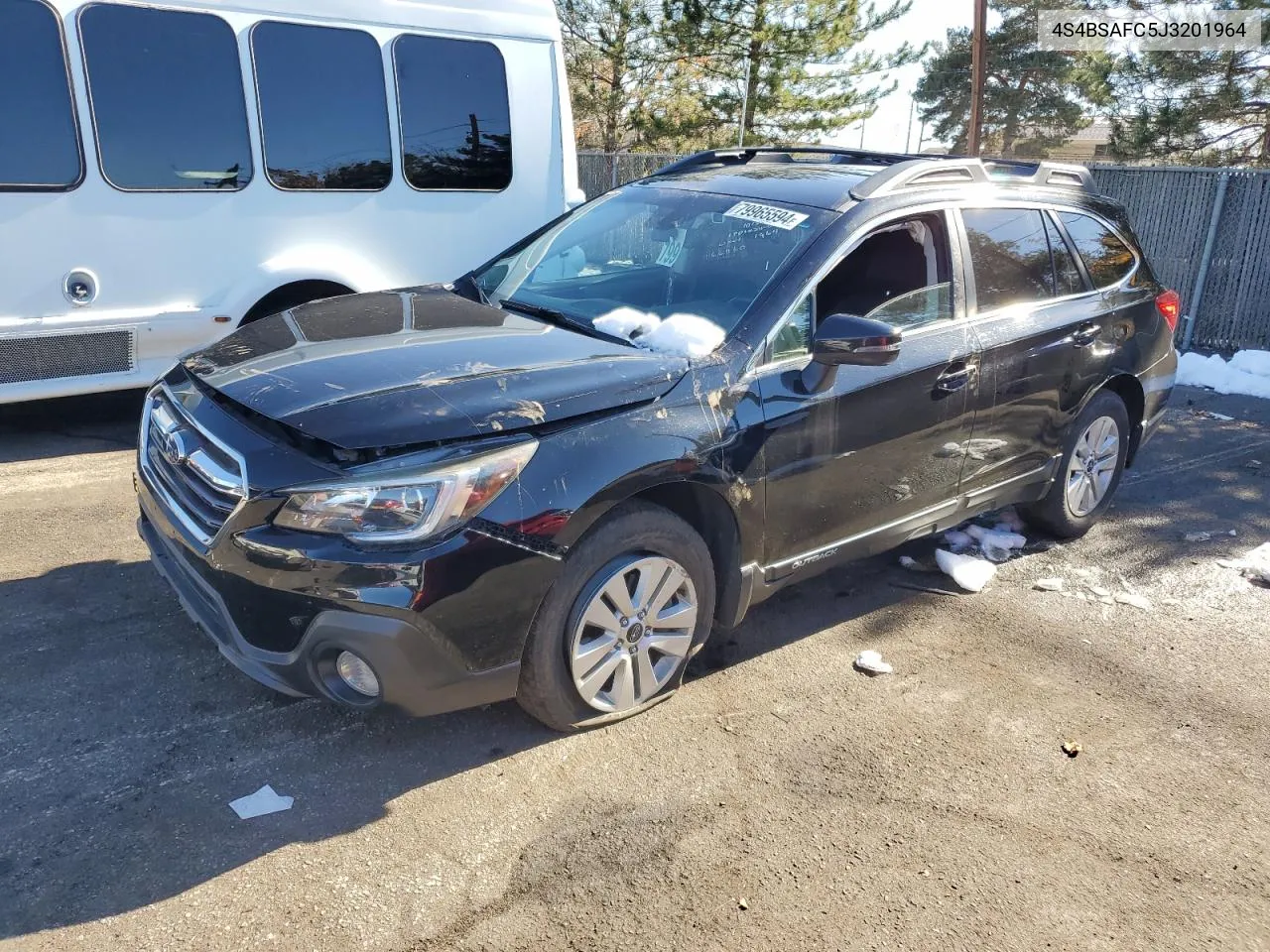 2018 Subaru Outback 2.5I Premium VIN: 4S4BSAFC5J3201964 Lot: 79965594