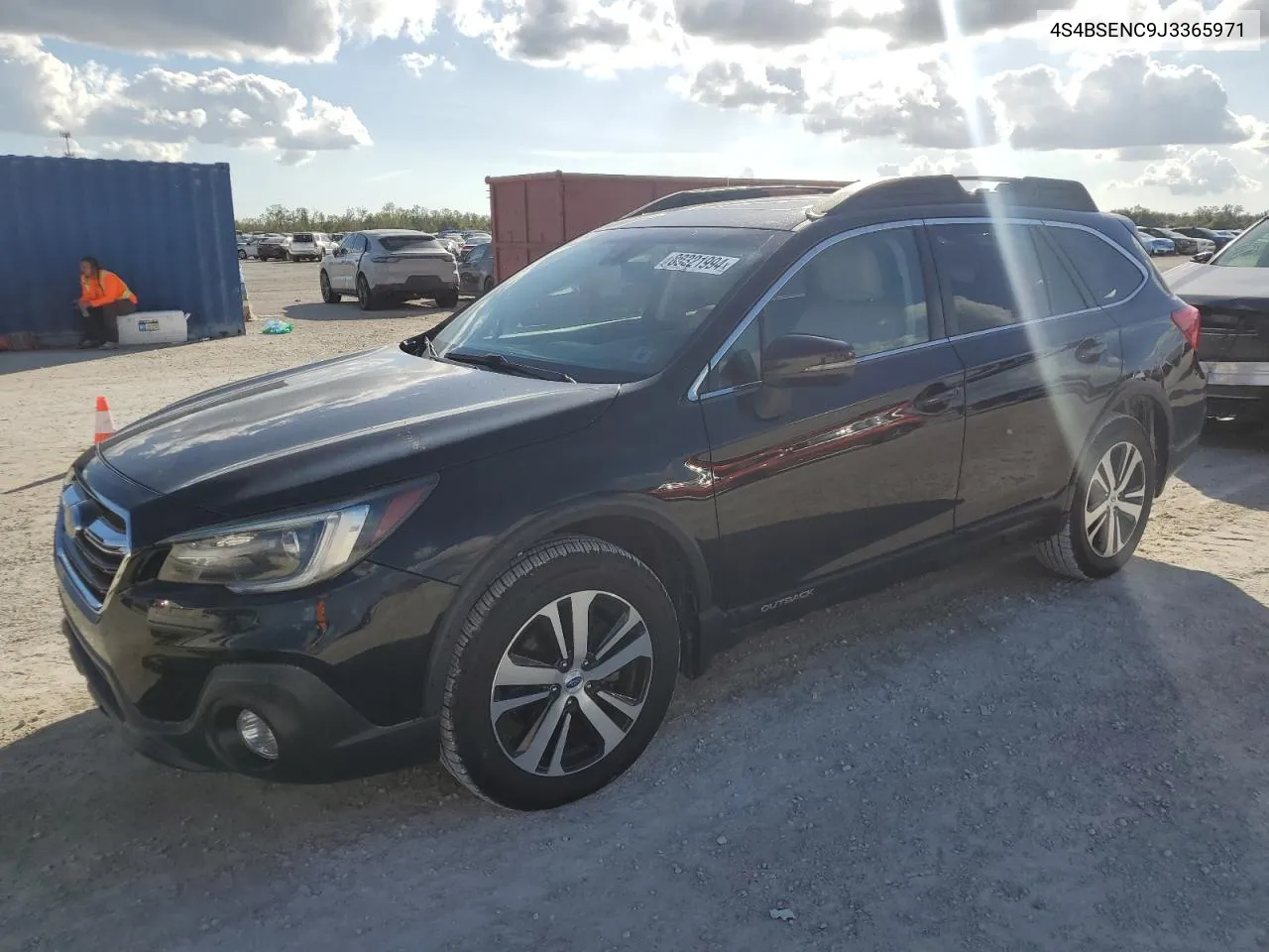 2018 Subaru Outback 3.6R Limited VIN: 4S4BSENC9J3365971 Lot: 80321994