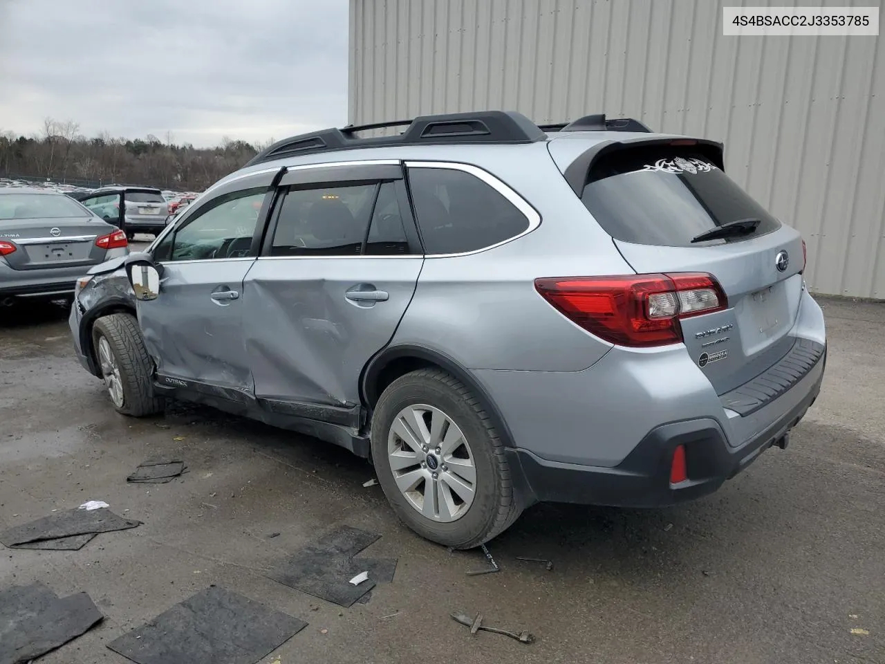 2018 Subaru Outback 2.5I Premium VIN: 4S4BSACC2J3353785 Lot: 80540984