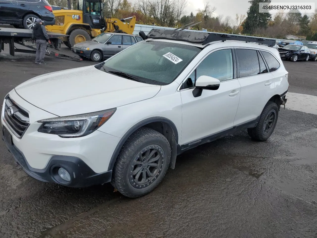 2018 Subaru Outback 3.6R Limited VIN: 4S4BSENC9J3316303 Lot: 80554524