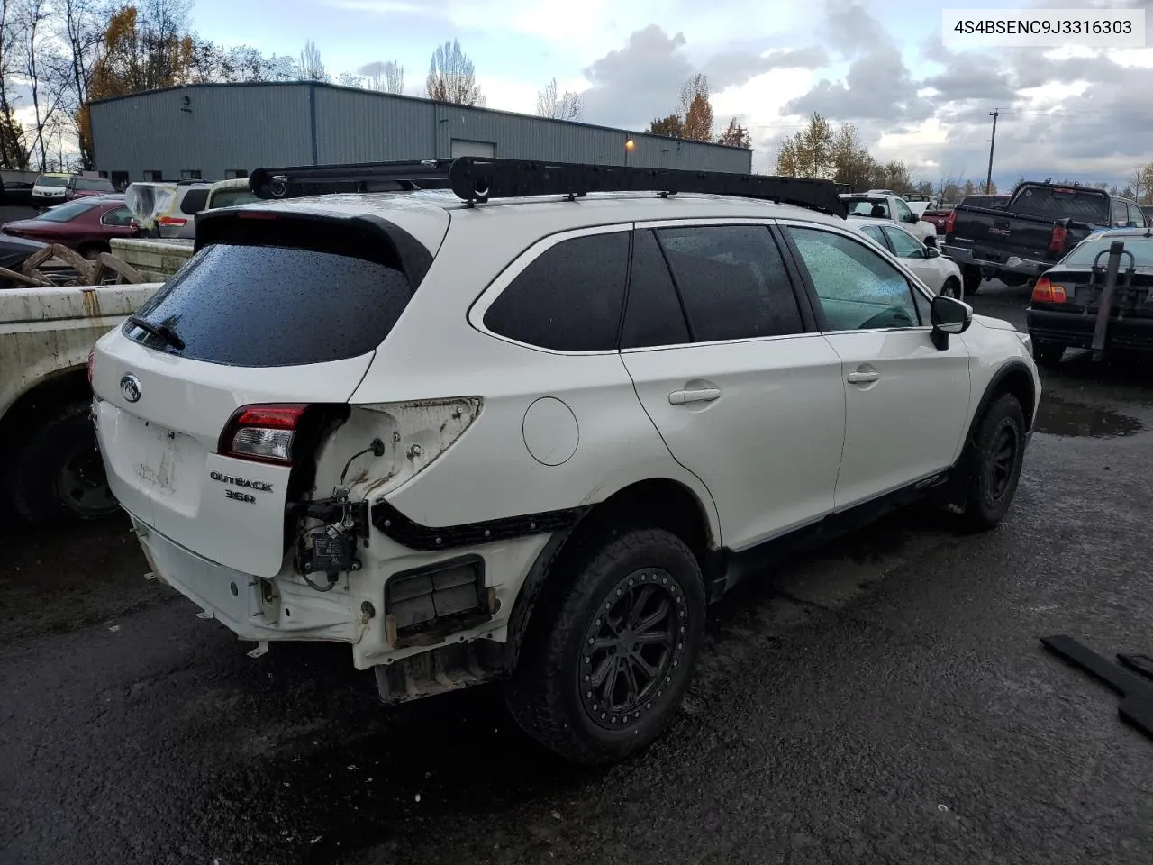 2018 Subaru Outback 3.6R Limited VIN: 4S4BSENC9J3316303 Lot: 80554524