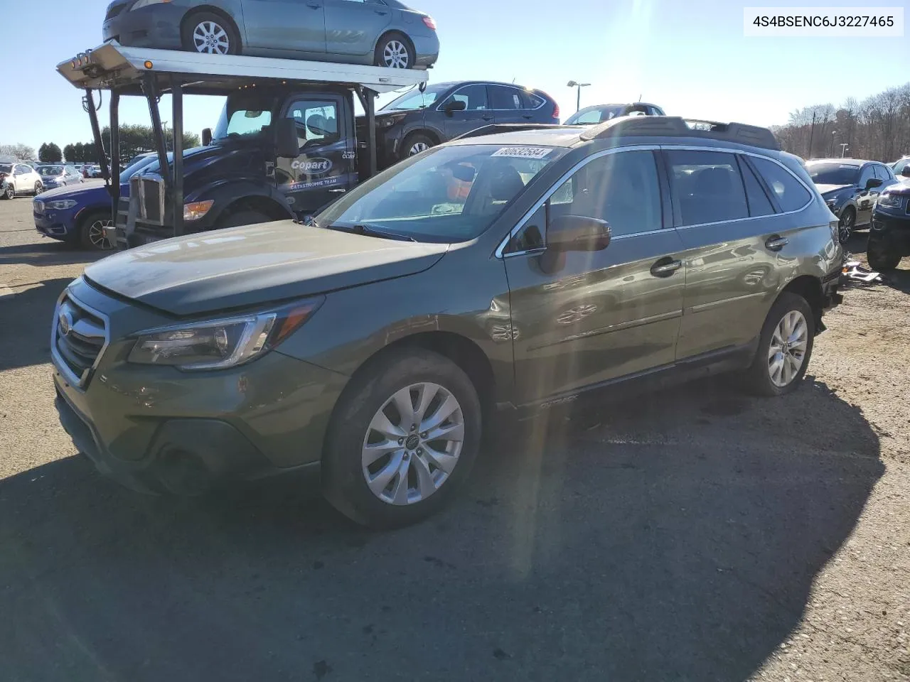 2018 Subaru Outback 3.6R Limited VIN: 4S4BSENC6J3227465 Lot: 80632584