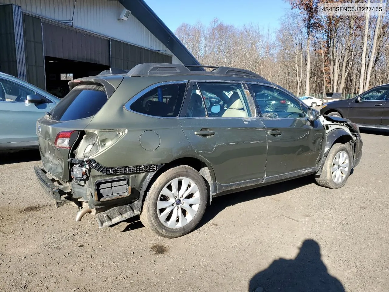 2018 Subaru Outback 3.6R Limited VIN: 4S4BSENC6J3227465 Lot: 80632584