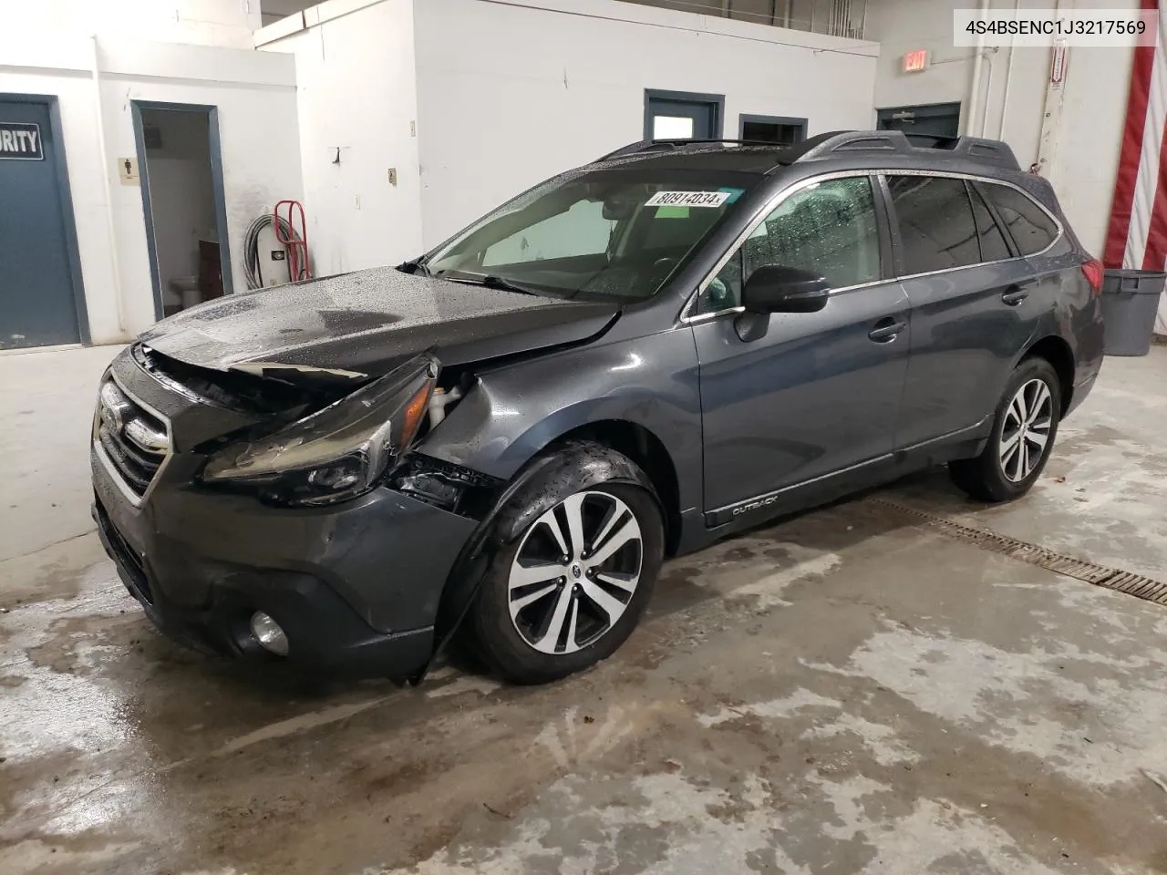 2018 Subaru Outback 3.6R Limited VIN: 4S4BSENC1J3217569 Lot: 80914034