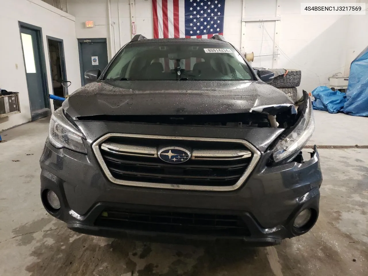 2018 Subaru Outback 3.6R Limited VIN: 4S4BSENC1J3217569 Lot: 80914034