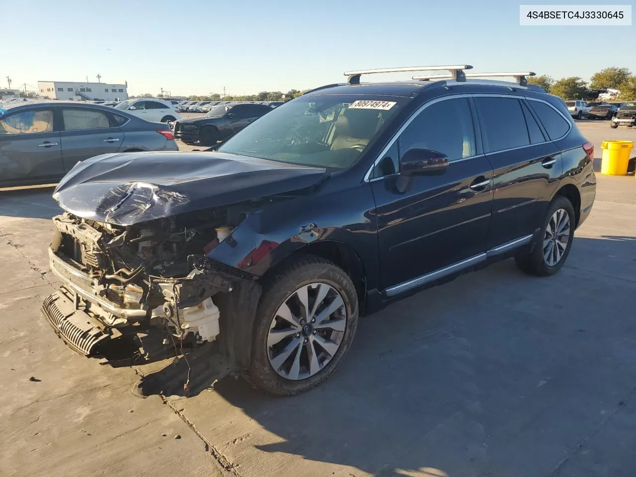 2018 Subaru Outback Touring VIN: 4S4BSETC4J3330645 Lot: 80974974