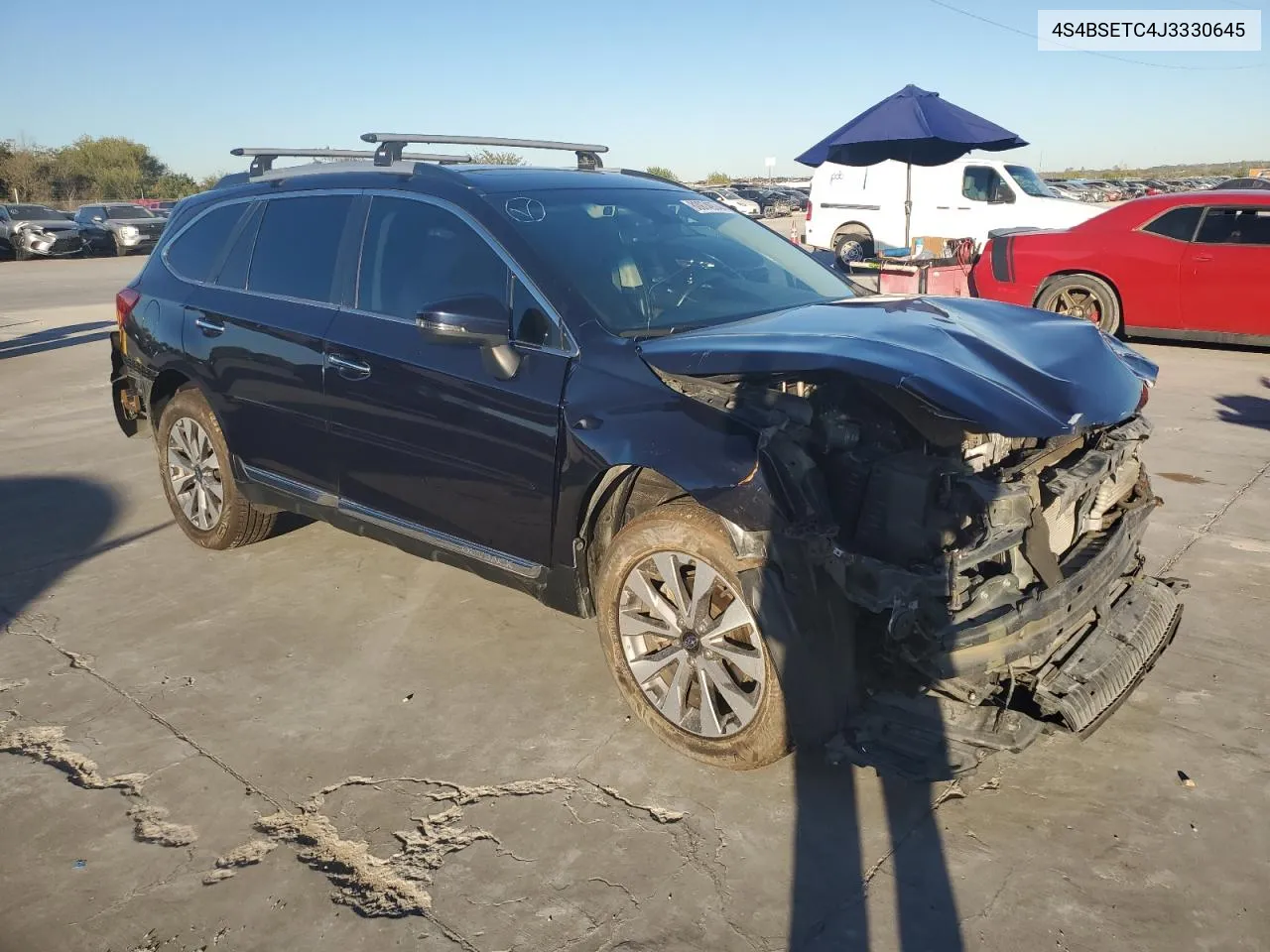 2018 Subaru Outback Touring VIN: 4S4BSETC4J3330645 Lot: 80974974