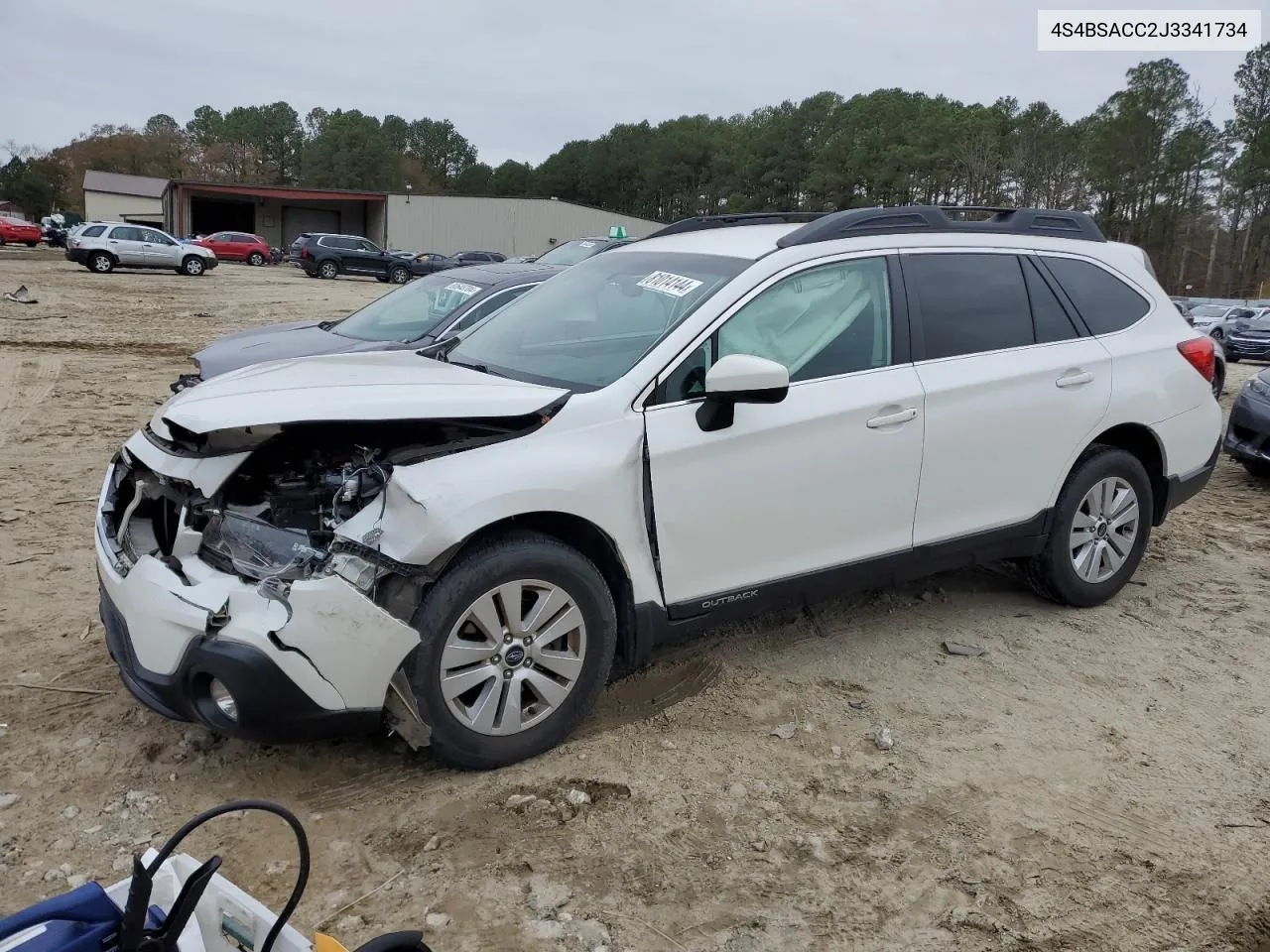 2018 Subaru Outback 2.5I Premium VIN: 4S4BSACC2J3341734 Lot: 81014144