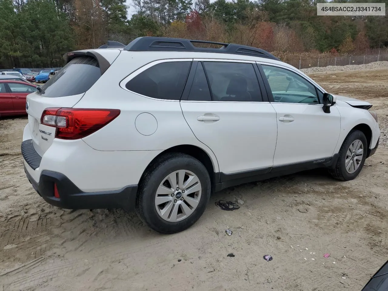 2018 Subaru Outback 2.5I Premium VIN: 4S4BSACC2J3341734 Lot: 81014144