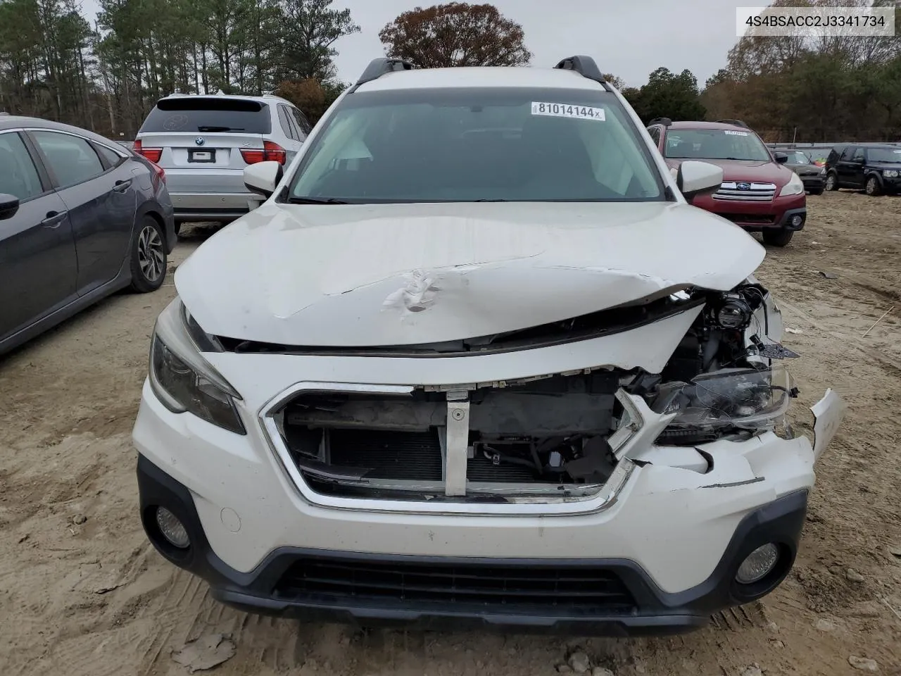 2018 Subaru Outback 2.5I Premium VIN: 4S4BSACC2J3341734 Lot: 81014144