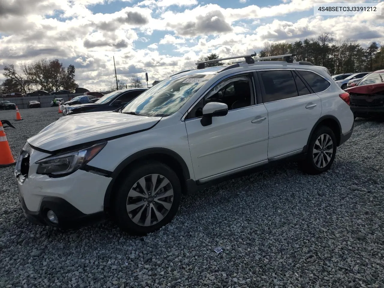 2018 Subaru Outback Touring VIN: 4S4BSETC3J3391212 Lot: 81070334