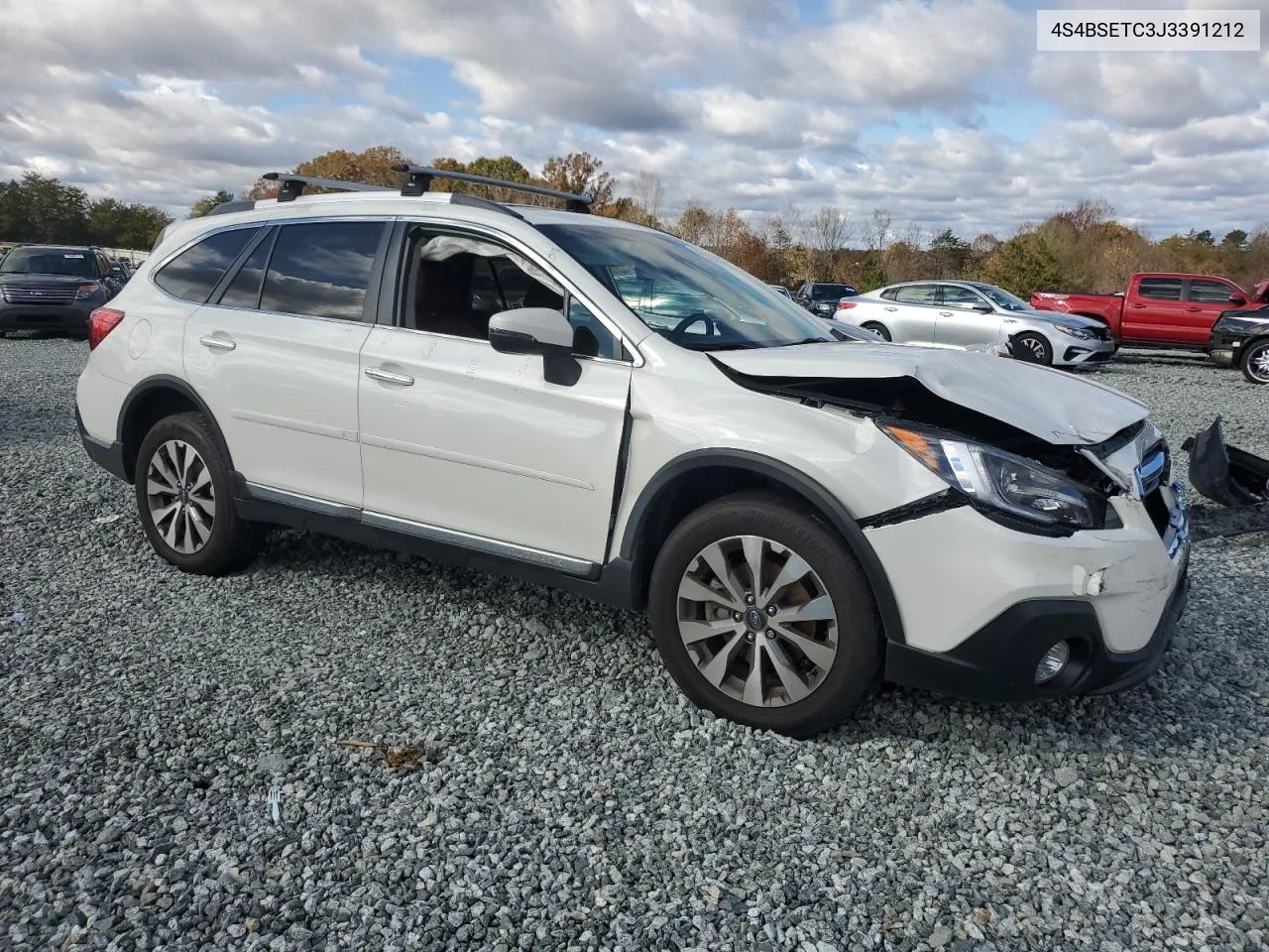 2018 Subaru Outback Touring VIN: 4S4BSETC3J3391212 Lot: 81070334