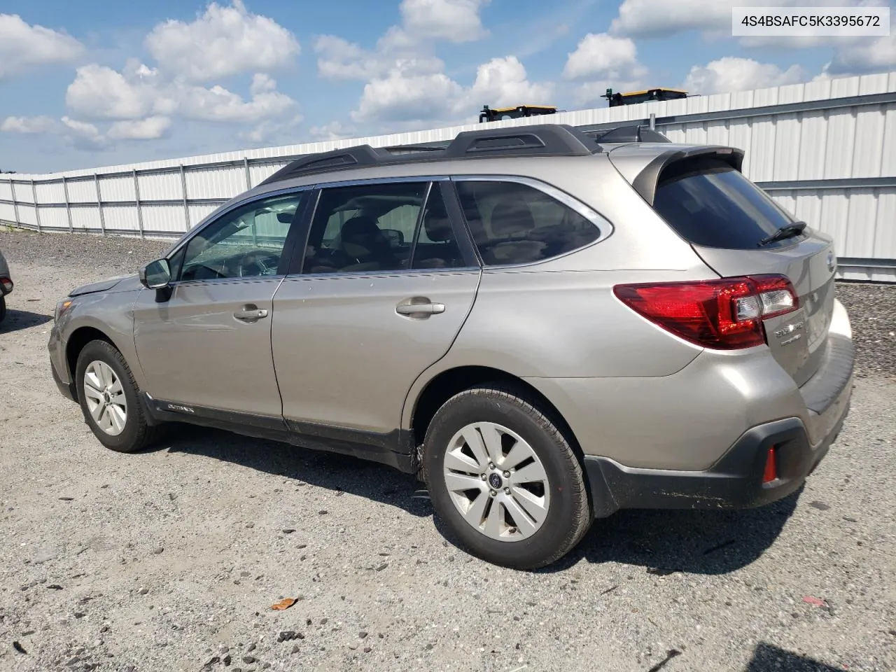 2019 Subaru Outback 2.5I Premium VIN: 4S4BSAFC5K3395672 Lot: 55731654