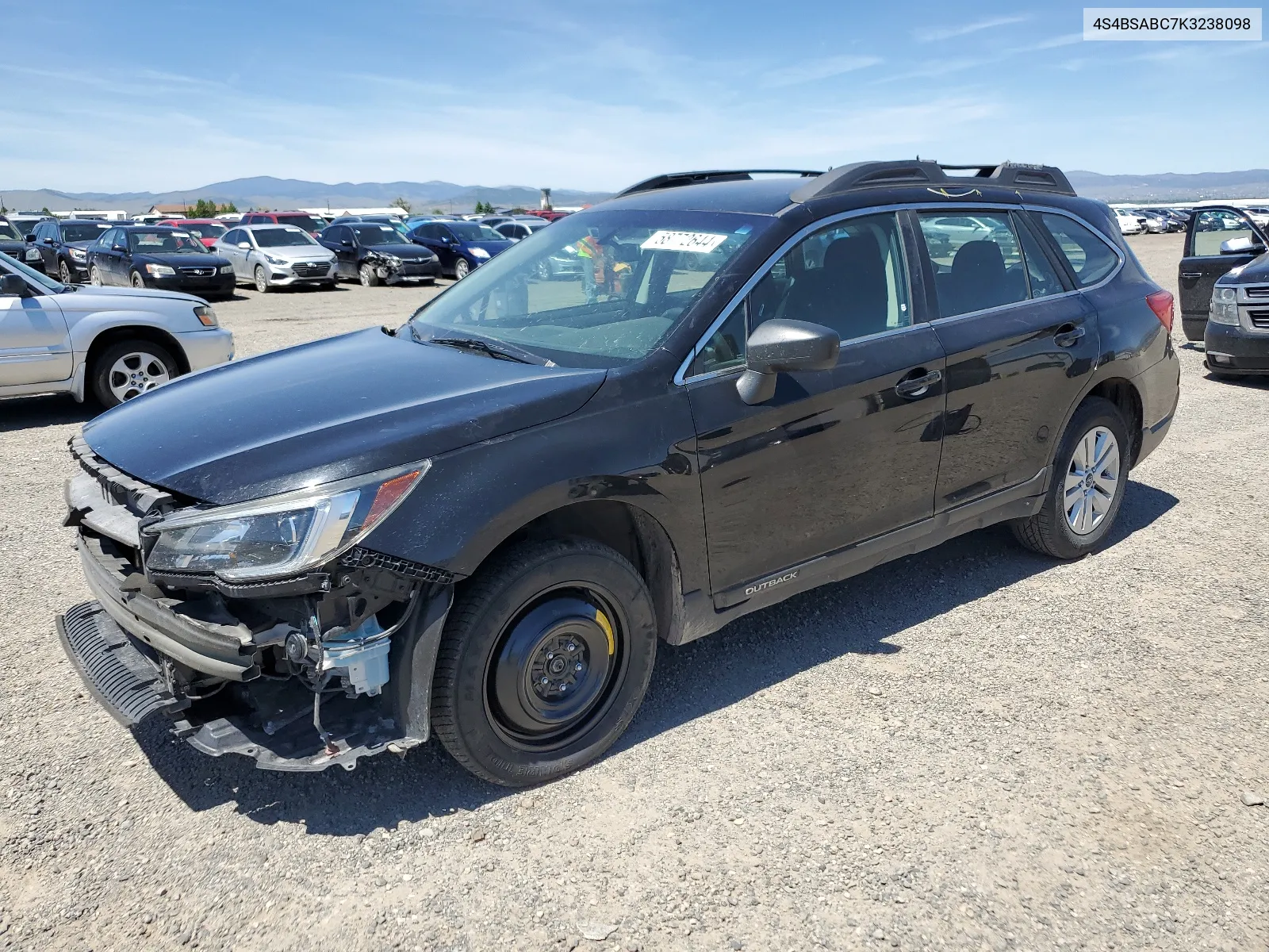 2019 Subaru Outback 2.5I VIN: 4S4BSABC7K3238098 Lot: 58772644