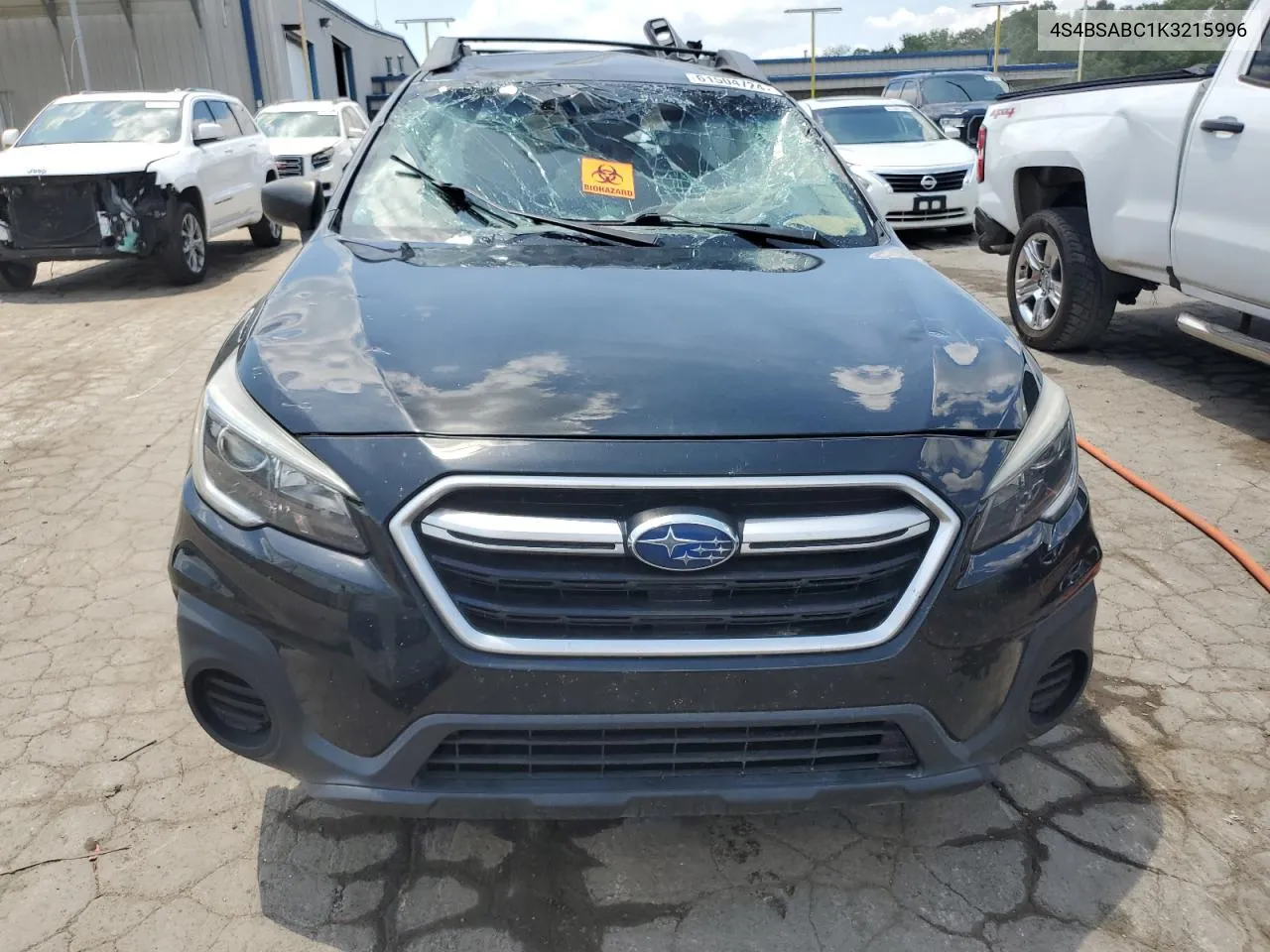 2019 Subaru Outback 2.5I VIN: 4S4BSABC1K3215996 Lot: 61504724