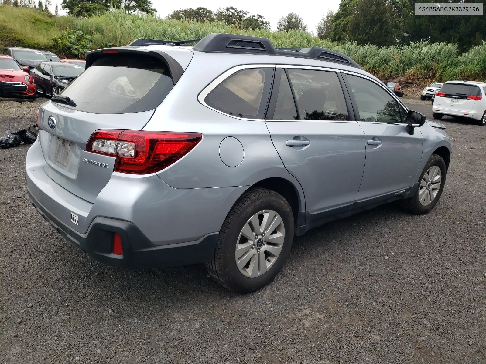 2019 Subaru Outback 2.5I VIN: 4S4BSABC2K3329196 Lot: 62881714