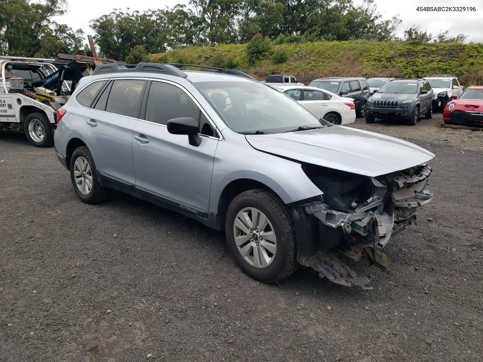 2019 Subaru Outback 2.5I VIN: 4S4BSABC2K3329196 Lot: 62881714