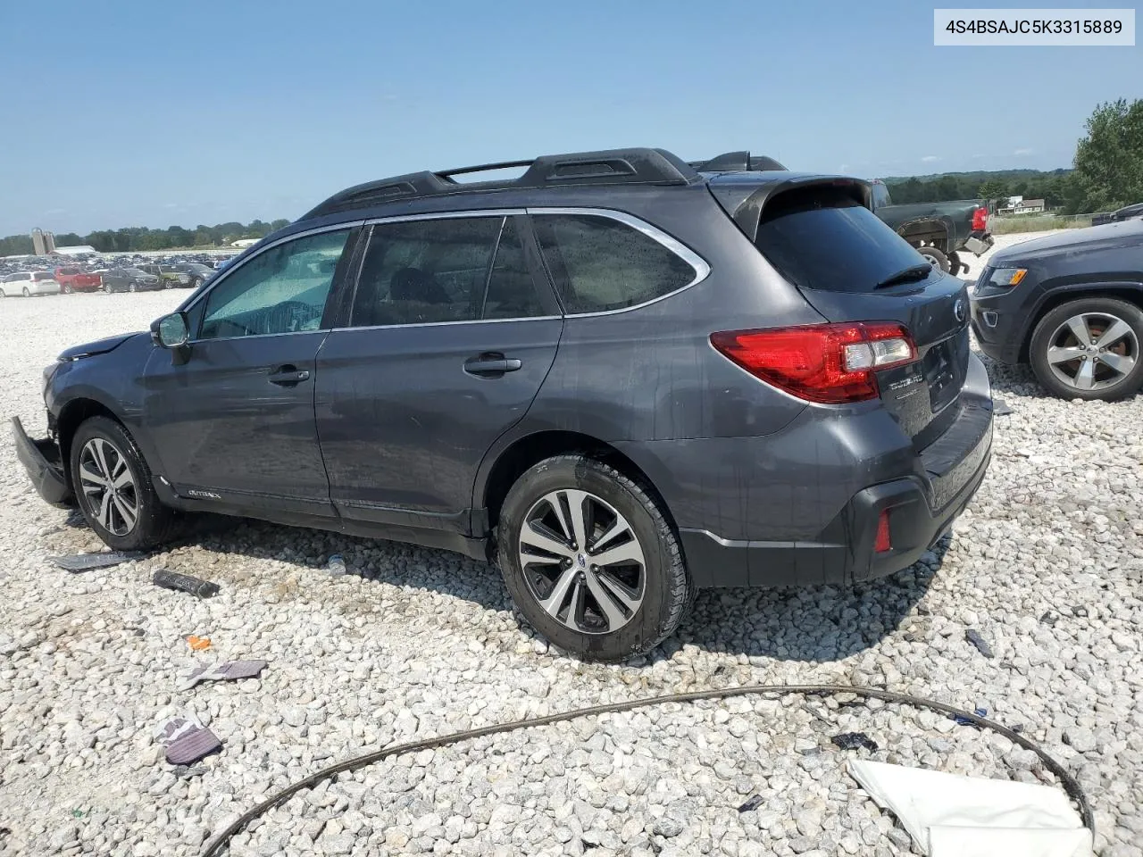 2019 Subaru Outback 2.5I Limited VIN: 4S4BSAJC5K3315889 Lot: 64173644