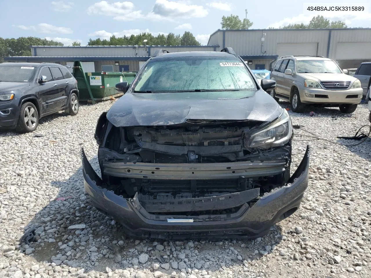 2019 Subaru Outback 2.5I Limited VIN: 4S4BSAJC5K3315889 Lot: 64173644