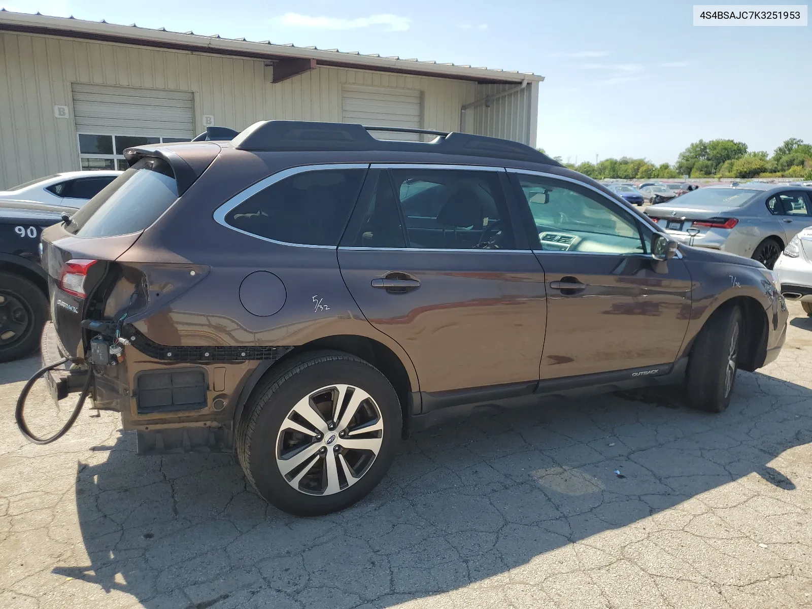 2019 Subaru Outback 2.5I Limited VIN: 4S4BSAJC7K3251953 Lot: 65467824