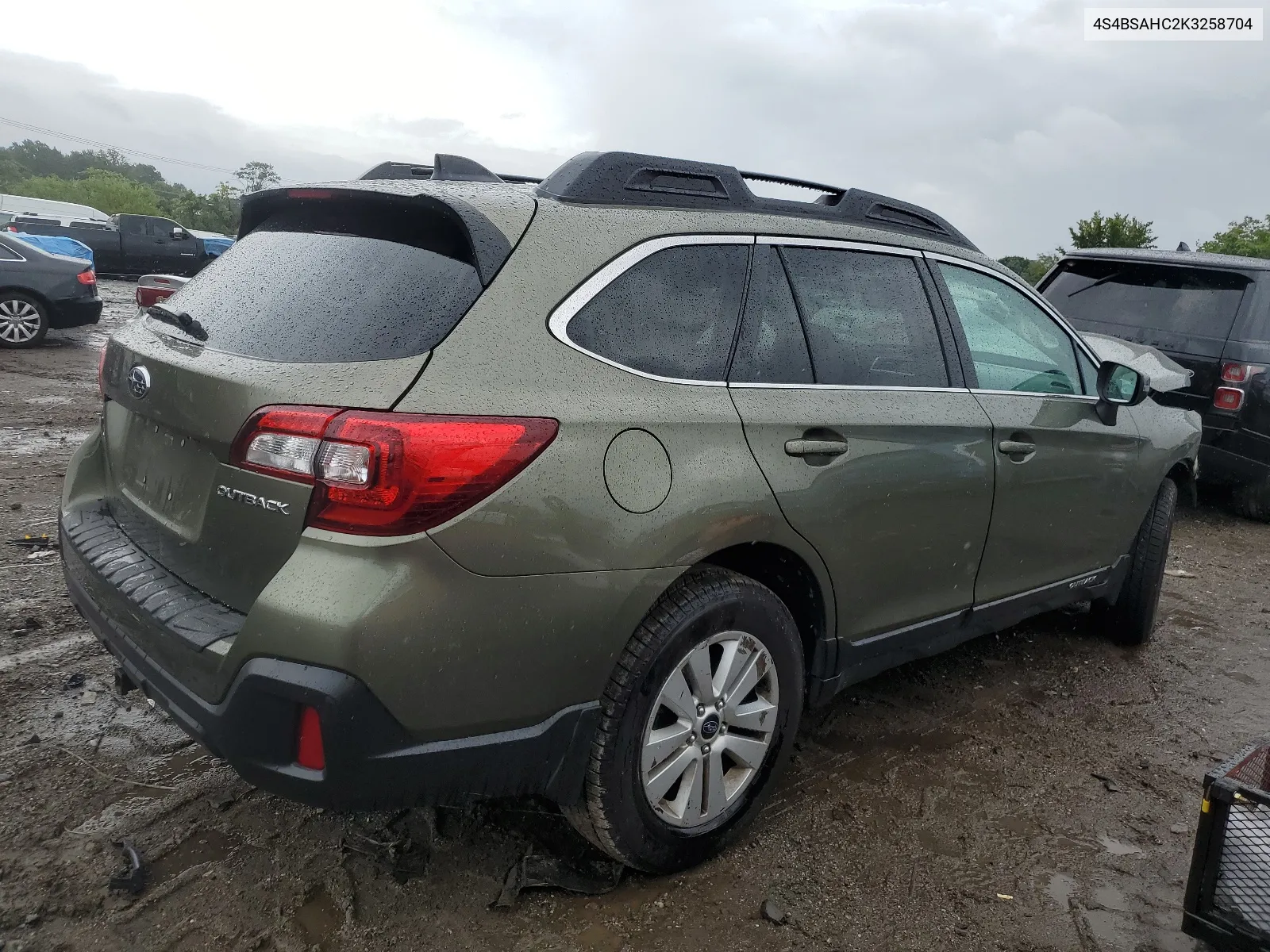 2019 Subaru Outback 2.5I Premium VIN: 4S4BSAHC2K3258704 Lot: 66490644