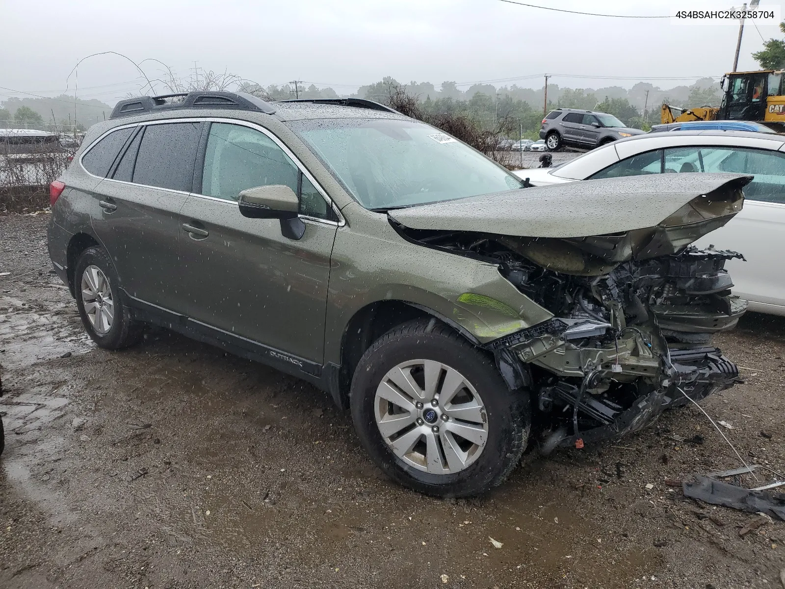 2019 Subaru Outback 2.5I Premium VIN: 4S4BSAHC2K3258704 Lot: 66490644