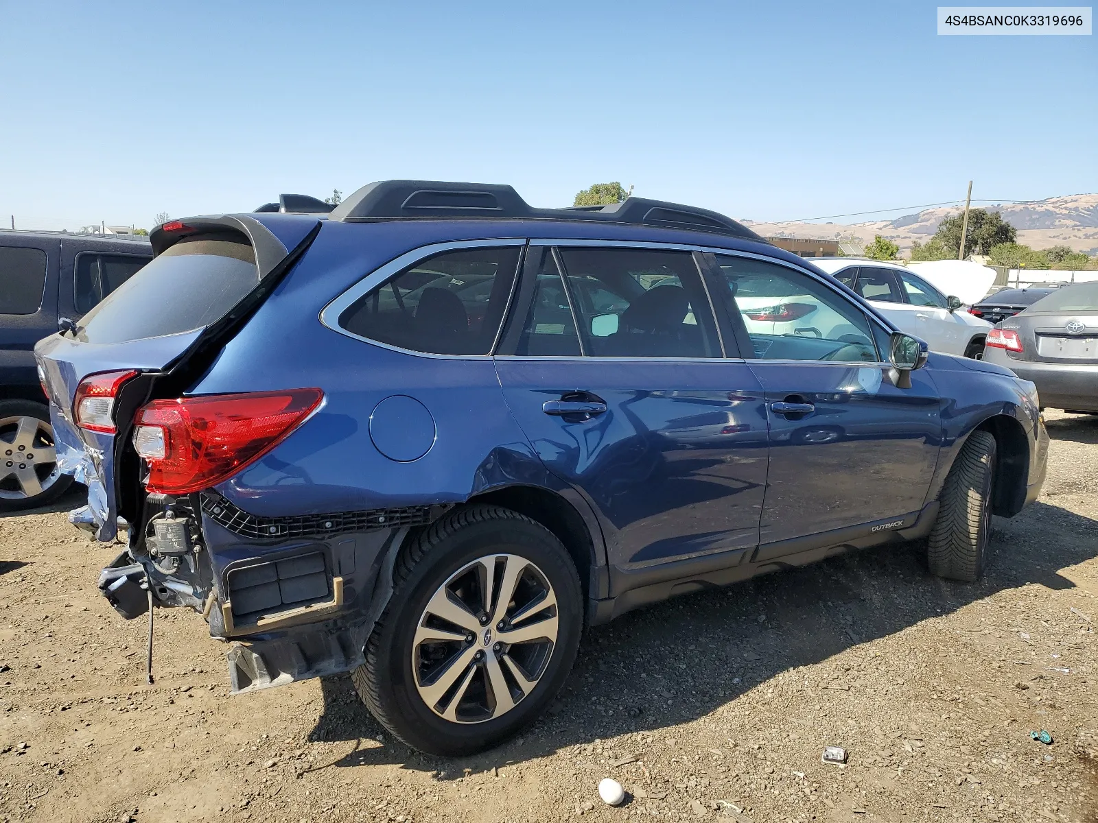 2019 Subaru Outback 2.5I Limited VIN: 4S4BSANC0K3319696 Lot: 66587434