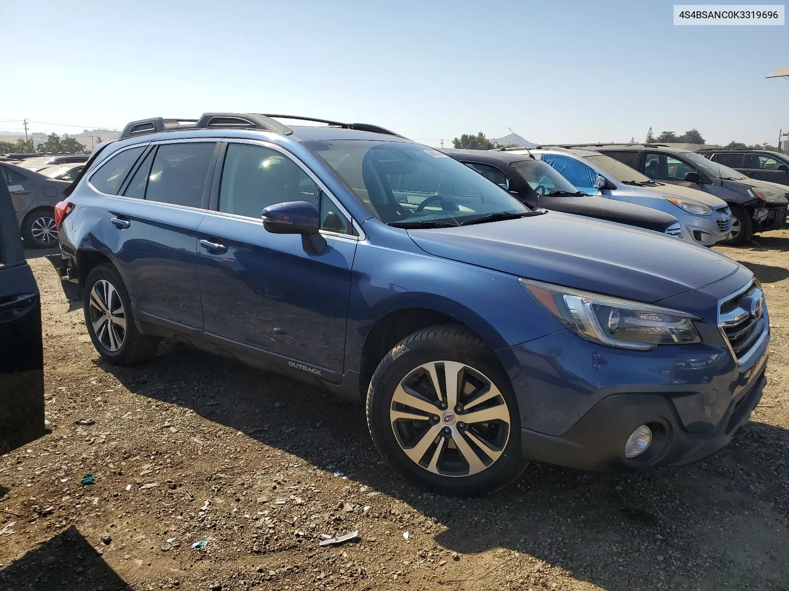 2019 Subaru Outback 2.5I Limited VIN: 4S4BSANC0K3319696 Lot: 66587434