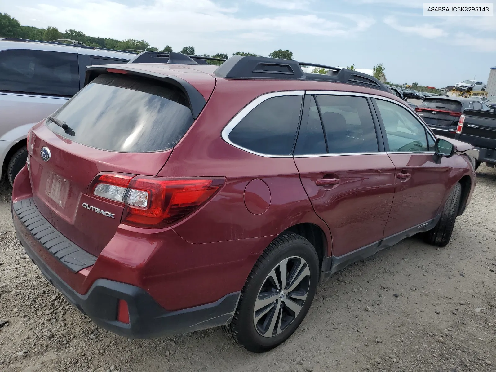 2019 Subaru Outback 2.5I Limited VIN: 4S4BSAJC5K3295143 Lot: 67962834