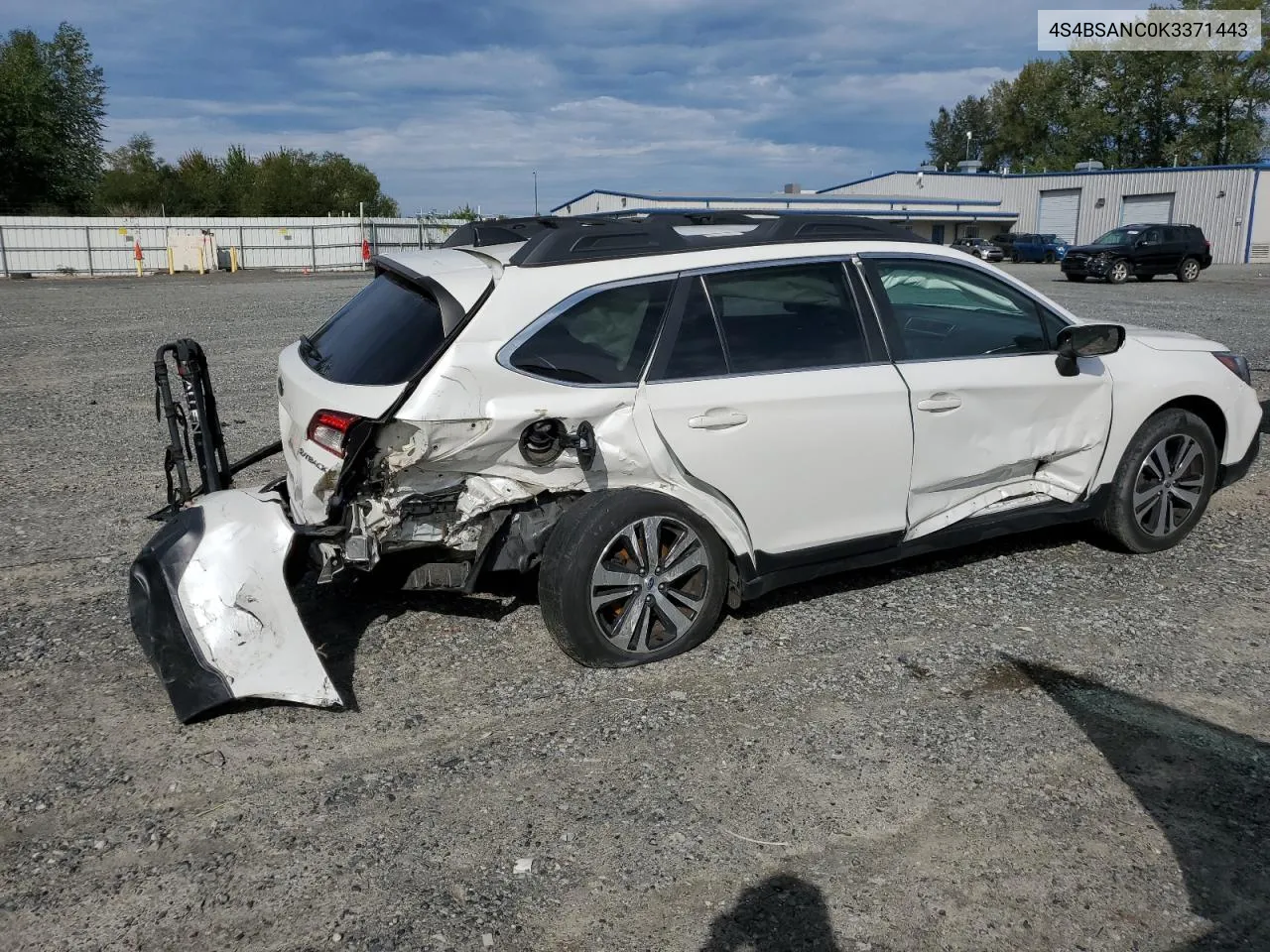 4S4BSANC0K3371443 2019 Subaru Outback 2.5I Limited