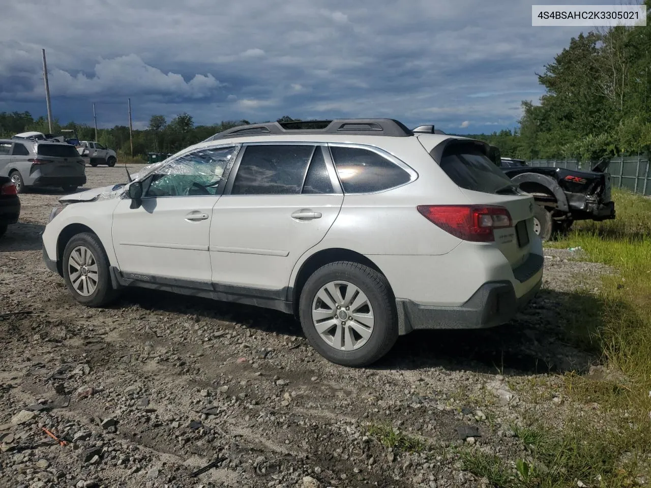 2019 Subaru Outback 2.5I Premium VIN: 4S4BSAHC2K3305021 Lot: 68553864