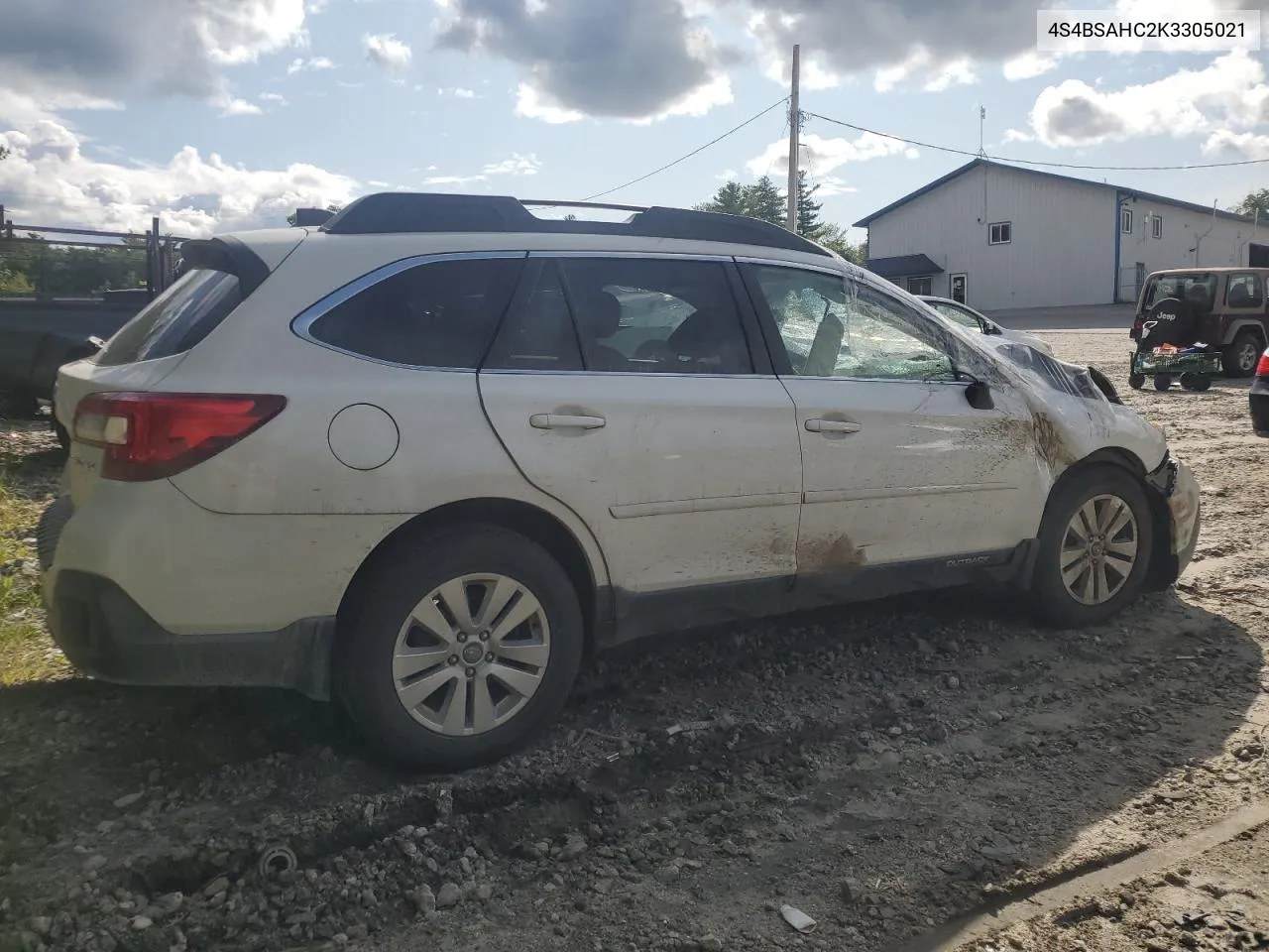 2019 Subaru Outback 2.5I Premium VIN: 4S4BSAHC2K3305021 Lot: 68553864