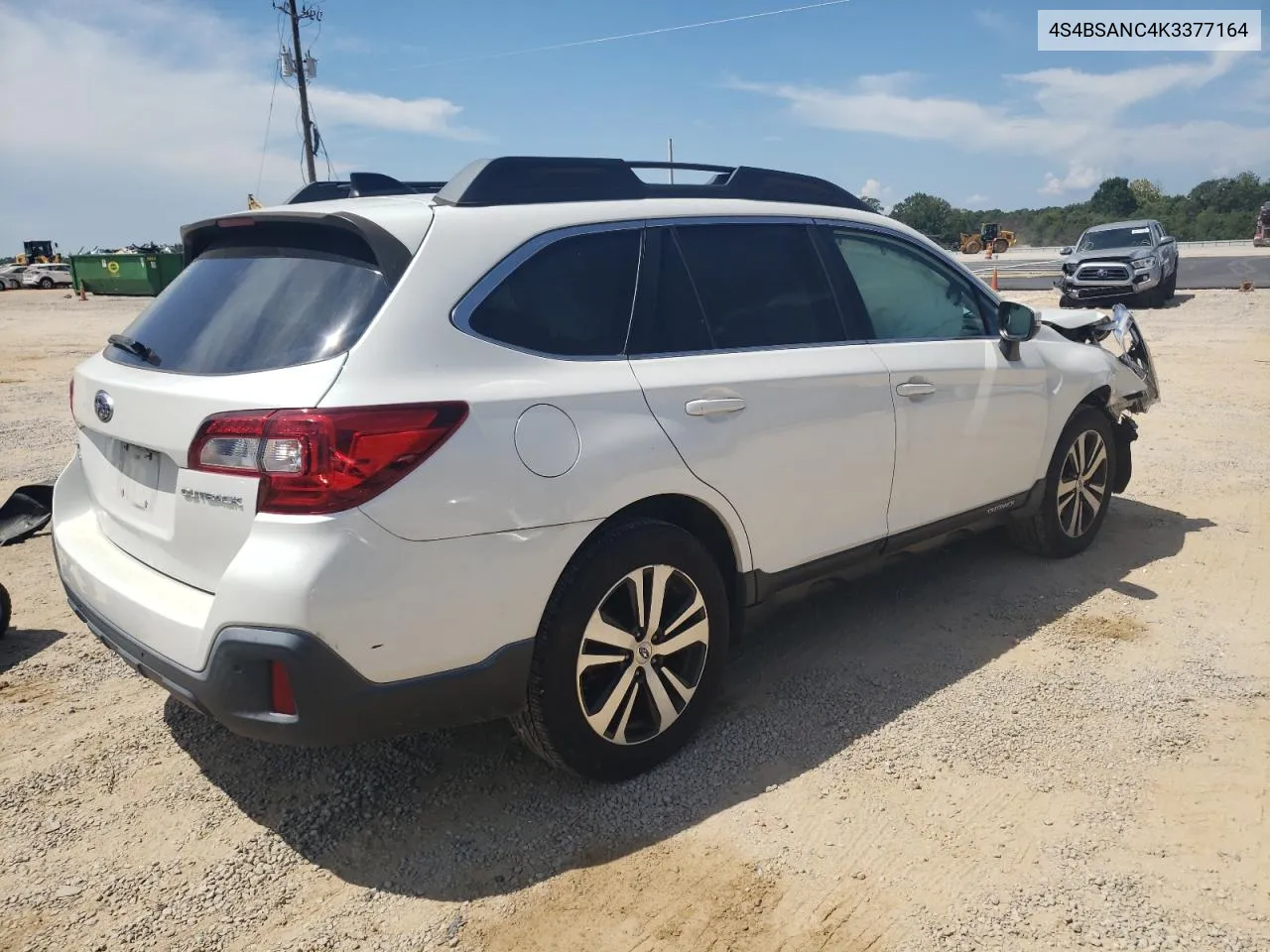 2019 Subaru Outback 2.5I Limited VIN: 4S4BSANC4K3377164 Lot: 68575804