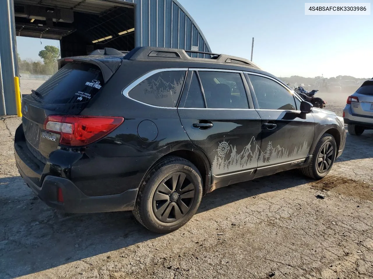 2019 Subaru Outback 2.5I Premium VIN: 4S4BSAFC8K3303986 Lot: 68691574